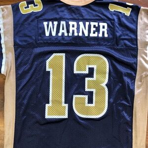 Kurt Warner #13 Youth Team Jersey Vintage NFL St Louis Rams Nike
